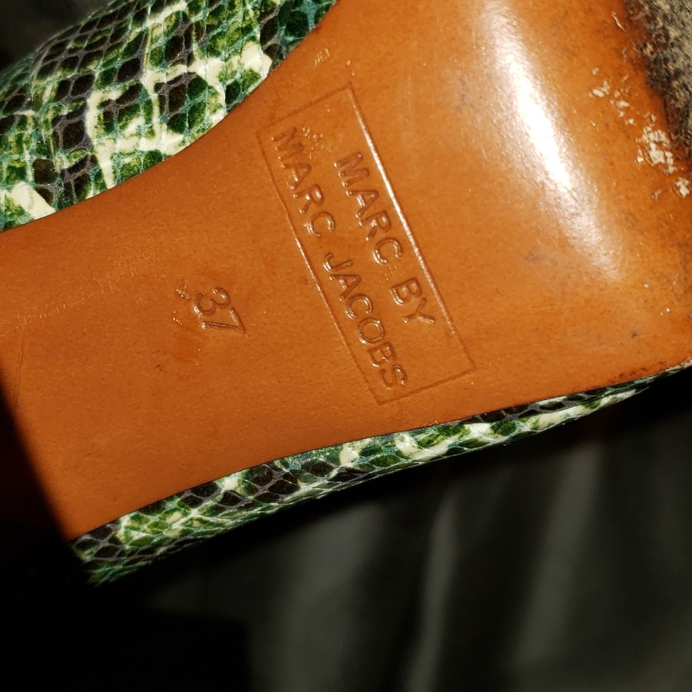 Marc By Marc Jacobs Suede/Python Print Pumps - image 7